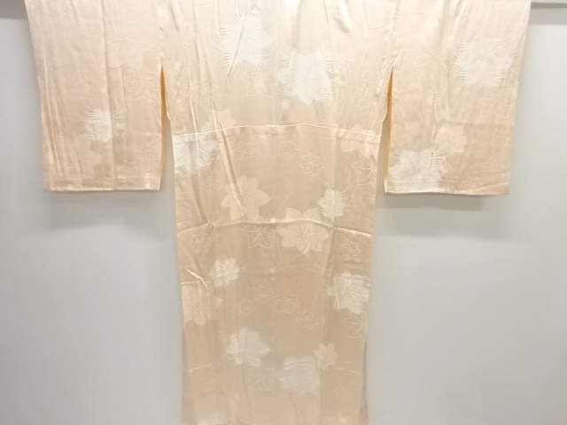 絞り楓模様単衣長襦袢